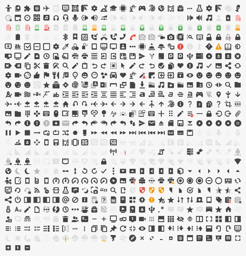 Papirus XApp Symbolic Icons